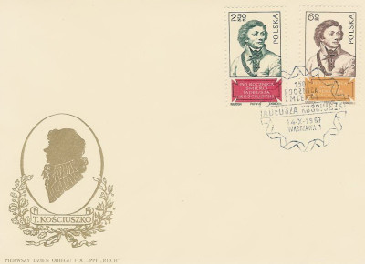 FDC 1659-60: T. Kościuszko
