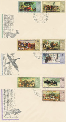 FDC 1743-50 #3: Łowiectwo