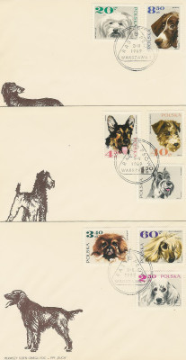 FDC 1751-58 #3: Rasy ps&oacute;w