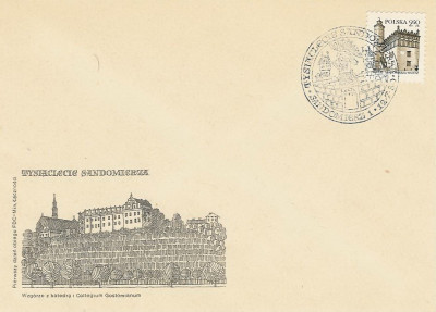 FDC 2551: 1000 lat Sandomierza
