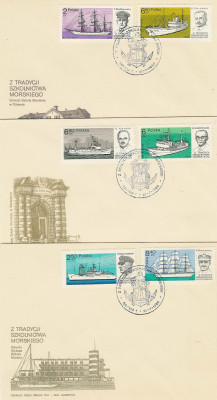 FDC 2552-57 #3: Szkolnictwo morskie