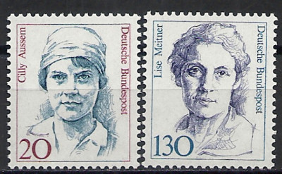 1988 r. Niemcy Mi 1365 - 1366**