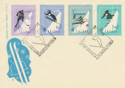 FDC 1077-80 Z: Spartakiada Armii Zaprzyjaźnionych