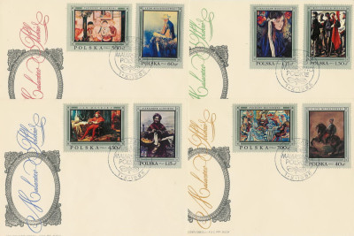 FDC 1717-24 #4: Malarstwo polskie