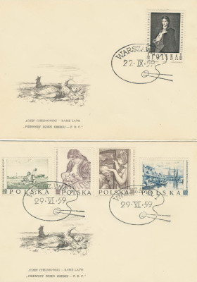 FDC 958-62 #2: Malarstwo polskie