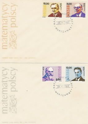 FDC 2688-91 #2: Matematycy polscy