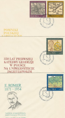 FDC 2696-99 #3: Polska kartografia