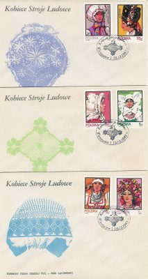 FDC 2743-48 #3: Kobiece stroje ludowe
