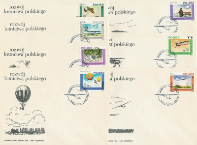 FDC 2791-97 #7: Rozw&oacute;j lotnictwa polskiego