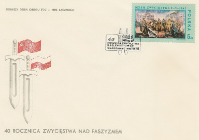 FDC 2825: 40 rocz. zwycięstwa
