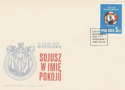 FDC 2826: Układ Warszawski