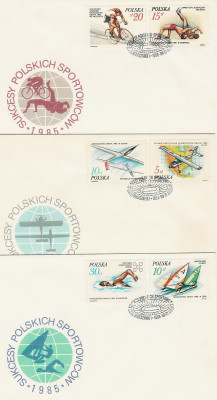 FDC 2894-99 #3: Sukcesy Polskich sportowc&oacute;w