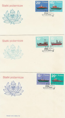 FDC 3036-41 #3: Statki pożarnicze
