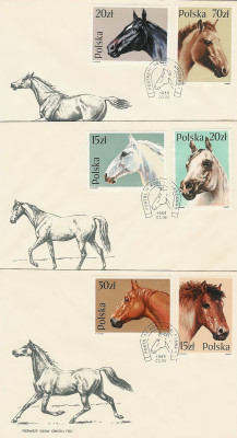 FDC 3042-47 #3: Konie