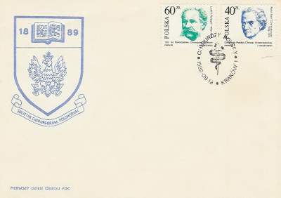 FDC 3073-74: Chirurdzy polscy