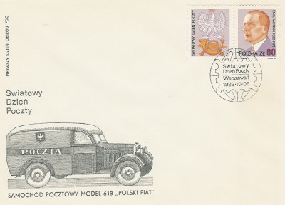 FDC 3076: Światowy Dzień Poczty