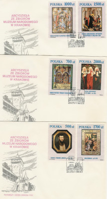 FDC 3158-63 #3: Arcydzieła Muzeum Narodowego