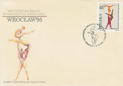 FDC 3415: MŚ w Akrobatyce Sportowej
