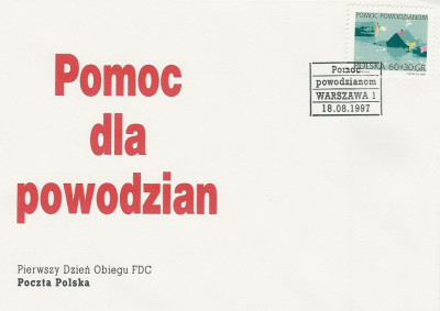 FDC 3521: Pomoc powodzianom