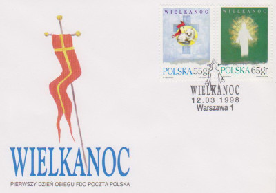 FDC 3551-52: Wielkanoc
