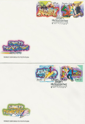 FDC 3616-19 #2: Sporty młodzieżowe