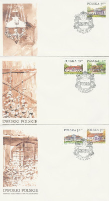 FDC 3624-28 #3: Dworki polskie
