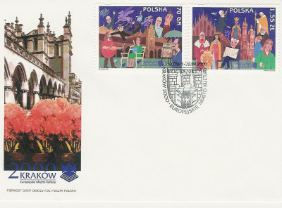 FDC 3677-78: Krak&oacute;w 2000