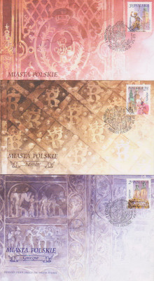FDC 3805-07 #3: Miasta polskie