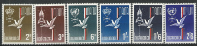 1964 r. Malta Mi 291 - 296**