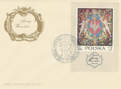 FDC blok 38: Arrasy wawelskie