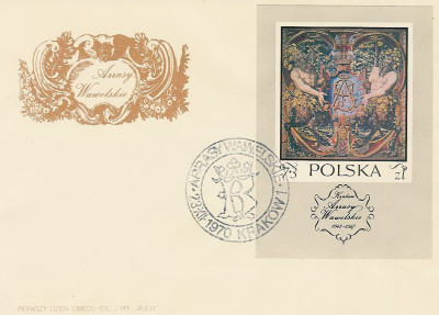 FDC blok 39: Arrasy wawelskie