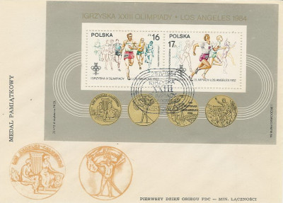 FDC blok 80: Igrzyska Olimpijskie