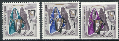 1966 r. Malta Mi 346 - 348**