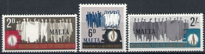 1968 r. Malta Mi 369 - 371**