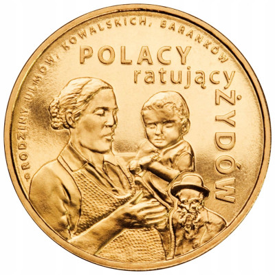 2 zł - Polacy ratujący Żyd&oacute;w