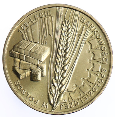 Moneta 2 zł Bankowość sp&oacute;łdzielcza