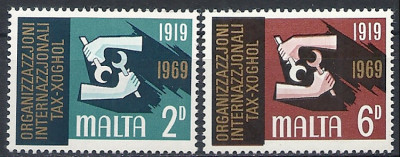 1969 r. Malta Mi 386 - 387**
