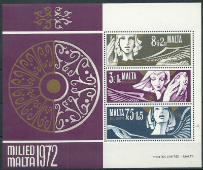 1972 r. Malta Blok 2**