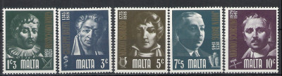 1974 r. Malta Mi 480 - 484**