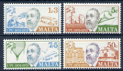 1974 r. Malta Mi 496 - 499**