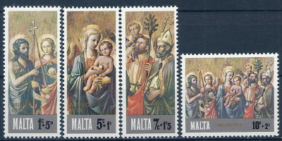 1976 r. Malta Mi 537 - 540**