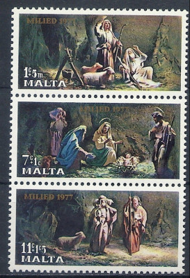 1977 r. Malta Mi 558 - 560**