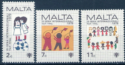1979 r. Malta Mi 595 - 597**