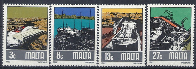 1982 r. Malta Mi 654 - 657**