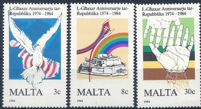 1984 r. Malta Mi 715 - 717**