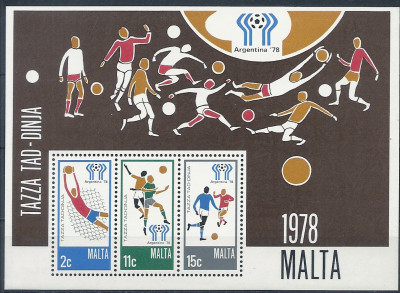 1978 r. Malta Blok 6**