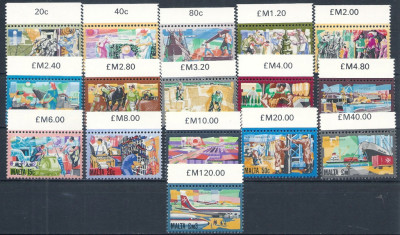 1981 r. Malta Mi 635 - 650**
