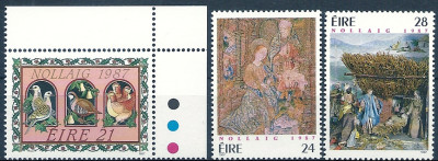 1987 Irlandia Mi 646-648**