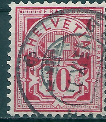 1882 r Szwajcaria Mi 47 kas.