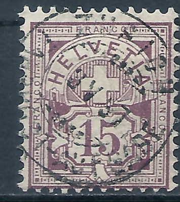 1882 r Szwajcaria Mi 57 kas.